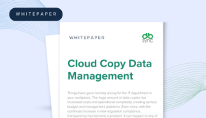 Cloud copy data management